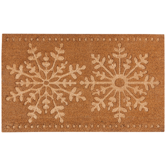 Now Designs Good Tidings Snowflake Doormat